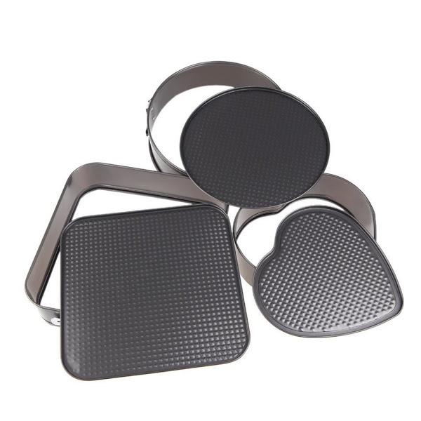 Set 3 Forme Premium pentru Prajituri – Rotunda, Patrată si Inima Trendysale.ro