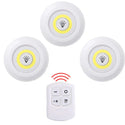 Set 3 Lampi cu Iluminare LED, Telecomanda Trendysale.ro