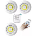 Set 3 Lampi cu Iluminare LED, Telecomanda Trendysale.ro