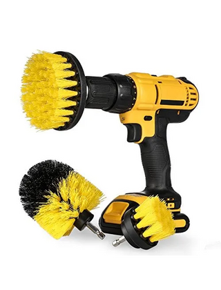 Set 3 perii universale pentru curatare, cu adaptor pentru bormasina Trendysale.ro