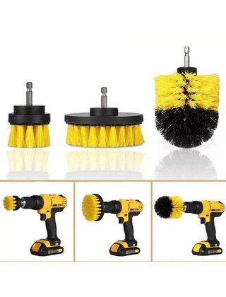 Set 3 perii universale pentru curatare, cu adaptor pentru bormasina Trendysale.ro