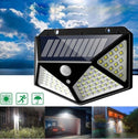 Set 3 x Lampa 100 LED cu panou solar, senzor de miscare Trendysale.ro