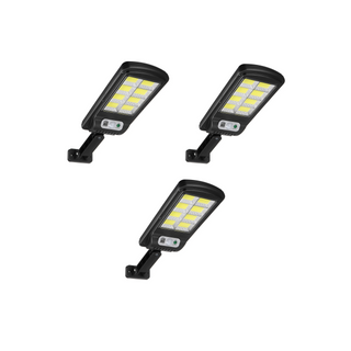 Set 3 x Lampi cu Incarcare Solara 8 celule 150W, 160 LED-uri COB, telecomanda Trendysale.ro