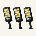 Set 3 x Lampi cu Incarcare Solara 8 celule 150W, 160 LED-uri COB, telecomanda Trendysale.ro