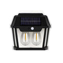 Set 3x Lampă Solară de Perete cu 2 Becuri Tip Clasic LED cu Senzor de Mișcare Trendysale.ro