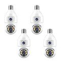 Set 4 Camere Smart Tip Bec WiFi – 4MP + 4MP, Supraveghere Panoramică cu Detecție Mișcare (Copy) (Copy) Trendysale.ro