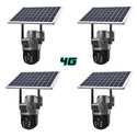 Set 4 Camere Video Supraveghere 4K - Wifi sau 4G, 2 Lentile, Panou Solar, 360° Trendysale.ro