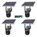 Set 4 Camere Video Supraveghere 4K - Wifi sau 4G, 2 Lentile, Panou Solar, 360° Trendysale.ro