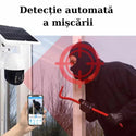 Set 4 Camere de supraveghere exterior 4G 1080HD, IP60, panou solar, vedere nocturna Trendysale.ro