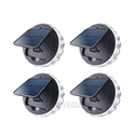 Set 4 Lampi Solare Decorative cu Model Stea si Iluminare Reglabila in 3 Trept Trendysale.ro