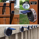 Set 4 Lampi Solare Decorative cu Model Stea si Iluminare Reglabila in 3 Trept Trendysale.ro