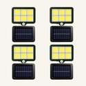 Set 4 Lampi cu Incarcare Solara 6 celule 250W, 160 LED-uri COB, telecomanda Trendysale.ro
