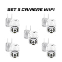 Set 5 Camere supraveghere exterior, rotativa, WI-FI, IP66, Full HD 1080p Trendysale.ro