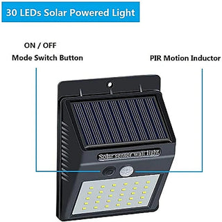 Set 5 Lampi Solare 30 LED cu Senzor de Miscare si Iluminare Trendysale.ro