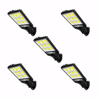 Set 5 Lampi Solare Exterior cu Senzor, 3 Moduri Iluminare, IP65 Rezistente la Apa Trendysale.ro