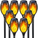 Set 8 x Lampa solara tip torta cu efect flacara Trendysale.ro