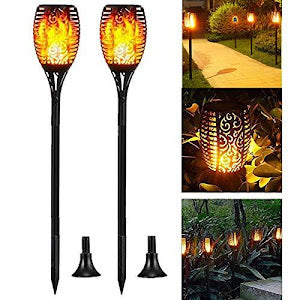 Set 8 x Lampa solara tip torta cu efect flacara Trendysale.ro