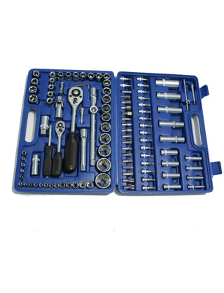 Set Chei Tubulare Cromate profesionale de Inalta Performanta, 108 Piese Trendysale.ro