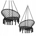 Set Relaxare, Scaun Leagan Suspendat + Hamac Multicolor 80x200 cm Trendysale.ro