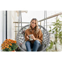 Set Relaxare, Scaun Leagan Suspendat + Hamac Multicolor 80x200 cm Trendysale.ro