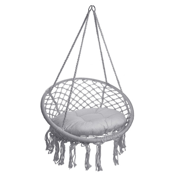 Set Relaxare, Scaun Leagan Suspendat + Hamac Multicolor 80x200 cm Trendysale.ro