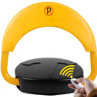Sistem automat de blocare parcare, cu 2 telecomenzi, alarma si capacitate de 2 tone, Galben/Negru Trendysale.ro