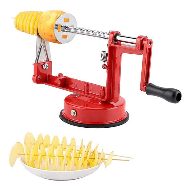Taietor spiral multifunctional din otel inoxidabil pentru legume Trendysale.ro