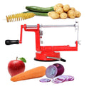 Taietor spiral multifunctional din otel inoxidabil pentru legume Trendysale.ro