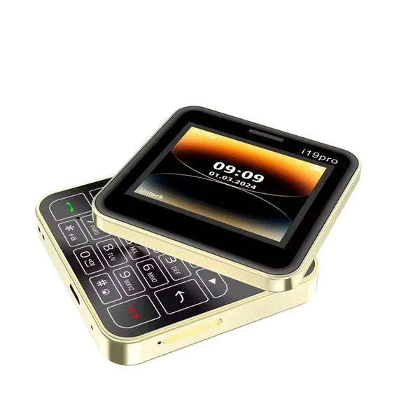 Telefon Mini i19 Pro Slide Button – 2.4", Dual SIM, 2G GSM, camera, FM, Bluetooth, butoane, deblocat Trendysale.ro
