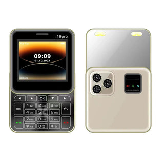 Telefon Mini i19 Pro Slide Button – 2.4", Dual SIM, 2G GSM, camera, FM, Bluetooth, butoane, deblocat Trendysale.ro
