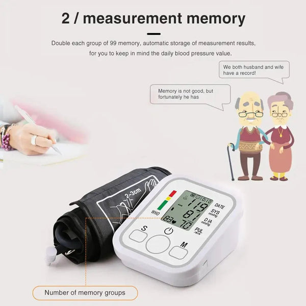 Tensiometru Digital de brat, masurare cardiaca automata Trendysale.ro