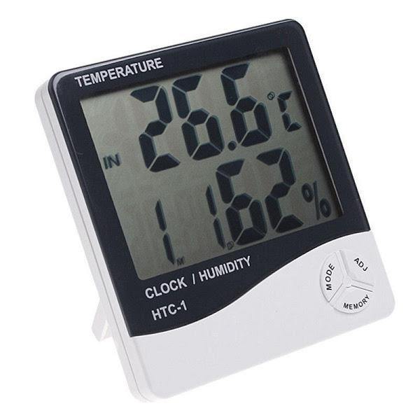 Termohigrometru digital 3 in 1 cu ceas, alarma, calendar - senzor de umiditate Trendysale.ro