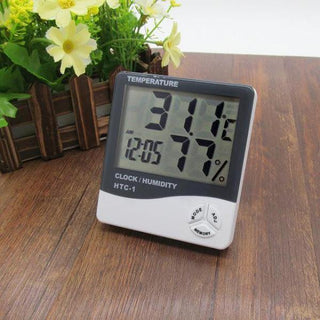 Termohigrometru digital 3 in 1 cu ceas, alarma, calendar - senzor de umiditate Trendysale.ro