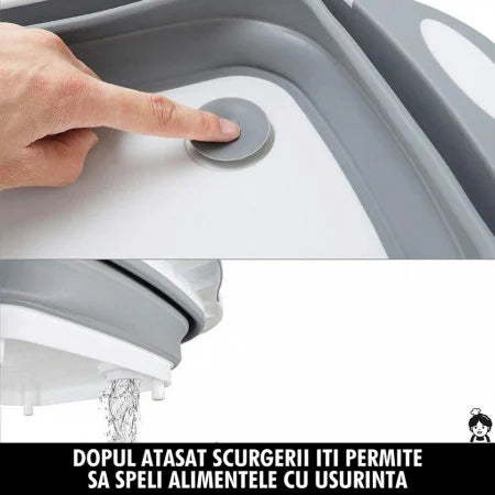 Tocator 3 in 1 multifunctional, pliabil, scurgator, uscator pentru alimente Trendysale.ro