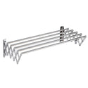 Uscator rufe din aluminiu, retractabil, cu prindere in perete 70cm Trendysale.ro