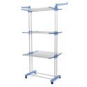 Uscator vertical, mobil si pliabil pentru rufe cu suport umerase, inaltime 173cm Trendysale.ro