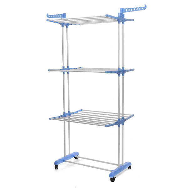 Uscator vertical, mobil si pliabil pentru rufe cu suport umerase, inaltime 173cm Trendysale.ro