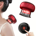 Aparat Masaj Vacuum Electric,cu afisaj electronic, Imbunatateste circulatia sanguina, 12 niveluri Lumina Rosie si Presiune Negativa Trendysale.ro