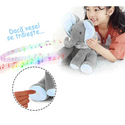 Jucarie de plus interactiva muzicala, Elefantul Cucu-Bau, 30 cm Trendysale.ro