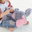 Jucarie de plus interactiva muzicala, Elefantul Cucu-Bau, 30 cm Trendysale.ro