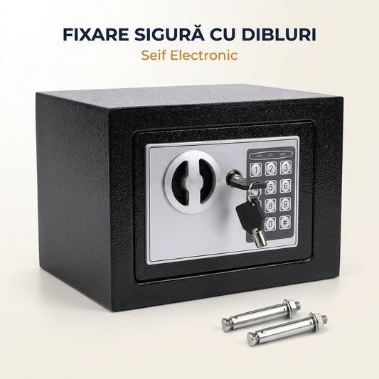 Seif Electronic Compact din Oțel